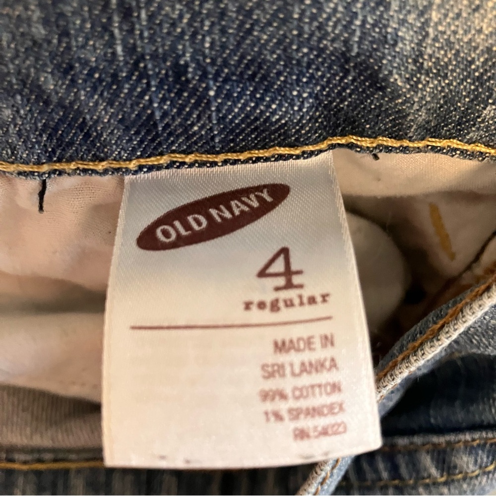 Old Navy The Diva Blue Low Rise Distressed Skinny Jeans size 4 - Picture 14 of 16